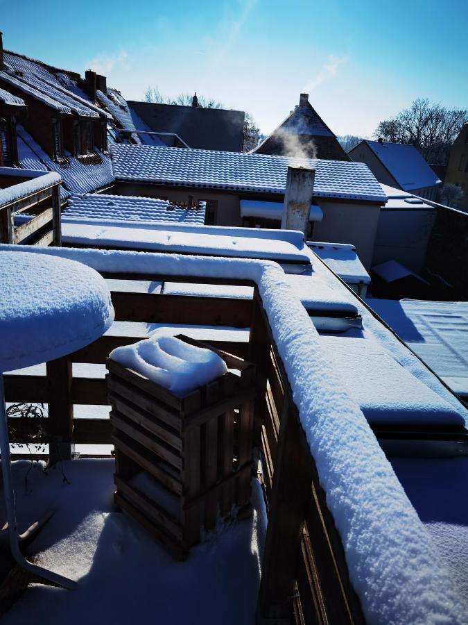 Gemuetliche Dachwohnung Mit Kleiner Oder Grosser Dachterrasse Nebeneinander Wolmirstedt Eksteriør billede