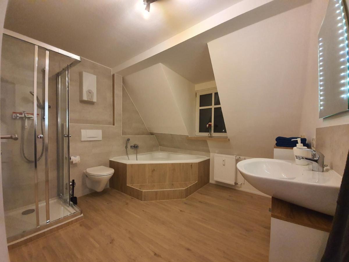 Gemuetliche Dachwohnung Mit Kleiner Oder Grosser Dachterrasse Nebeneinander Wolmirstedt Eksteriør billede